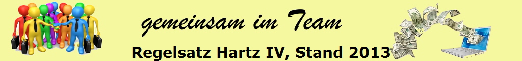 Regelsatz Hartz IV, Stand 2013